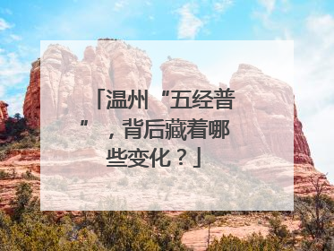 温州“五经普”，背后藏着哪些变化？