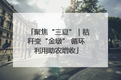聚焦“三夏”｜秸秆变“金墩” 循环利用助农增收
