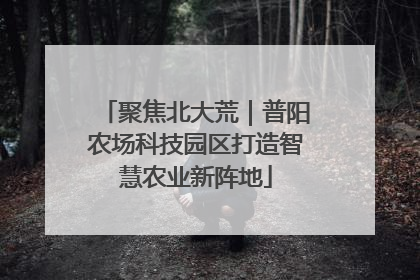 聚焦北大荒｜普阳农场科技园区打造智慧农业新阵地