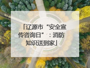辽源市“安全宣传咨询日”：消防知识送到家