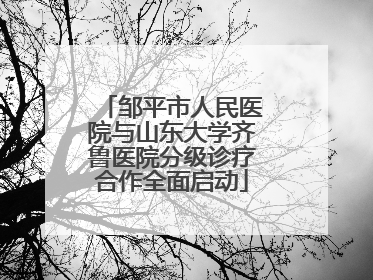 邹平市人民医院与山东大学齐鲁医院分级诊疗合作全面启动