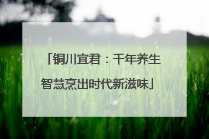 铜川宜君：千年养生智慧烹出时代新滋味