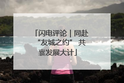 闪电评论｜同赴“友城之约” 共襄发展大计
