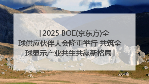 2025 BOE(京东方)全球供应伙伴大会隆重举行 共筑全球显示产业共生共赢新格局
