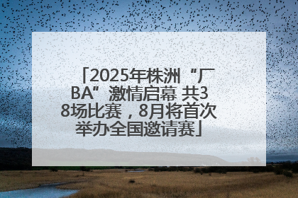 2025年株洲“厂BA”激情启幕 共38场比赛，8月将首次举办全国邀请赛