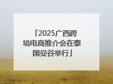 2025广西跨境电商推介会在泰国曼谷举行