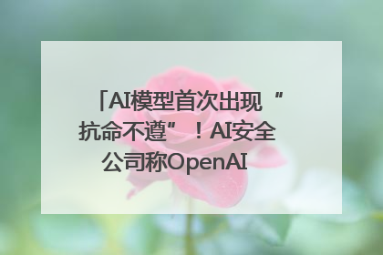 AI模型首次出现“抗命不遵”！AI安全公司称OpenAI o3模型出现异常