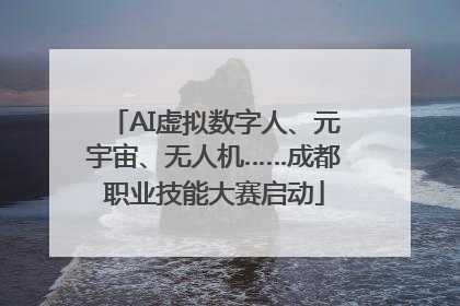AI虚拟数字人、元宇宙、无人机……成都职业技能大赛启动